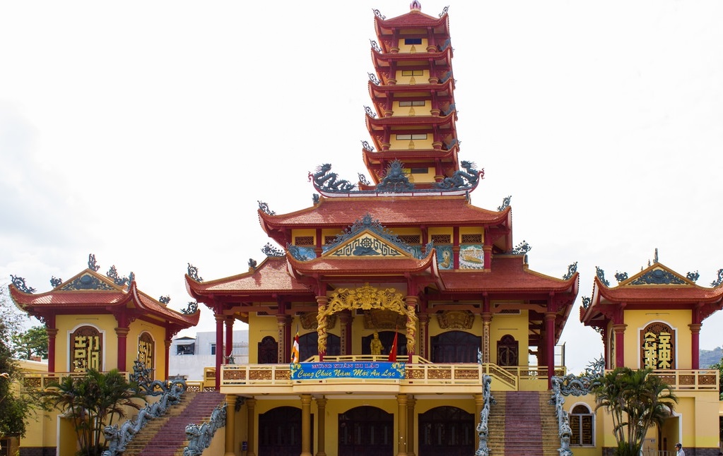 The ancient architecture of the pagoda