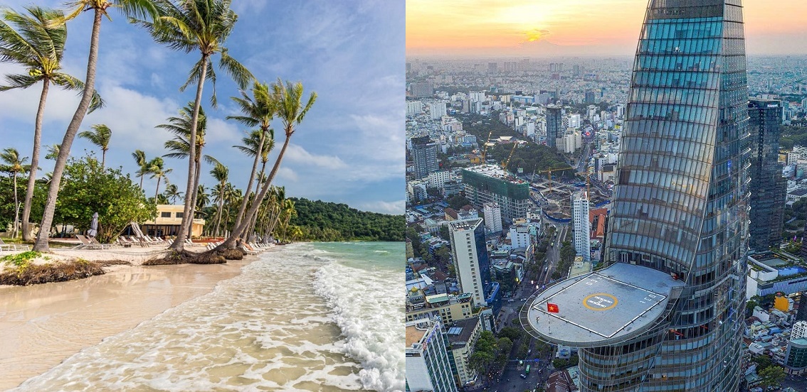 Phu Quoc to Ho Chi Minh City The distance from Phu Quoc to Saigon is about 400 kilometers