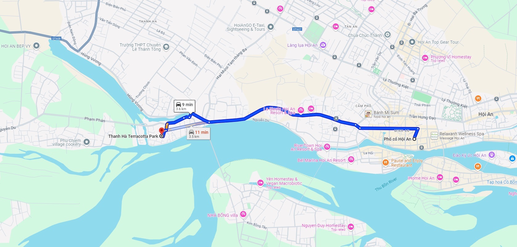 Thanh Ha Terracotta Park The road to Thanh Ha Terracotta Park