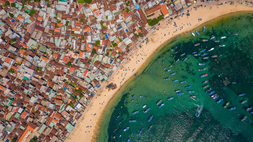 The route from Hoi An to Quy Nhon with its beautiful landscapes