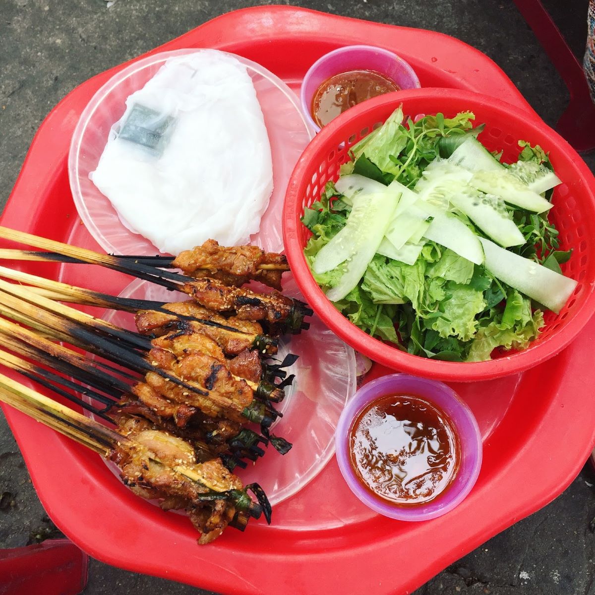 Bánh ướt thịt nướng Cô Lợi Hội An