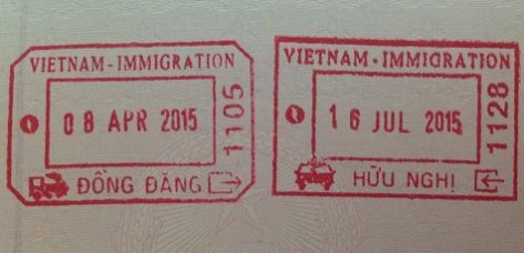 Vietnam passport stamp: Essential Information for foreigners’ entries