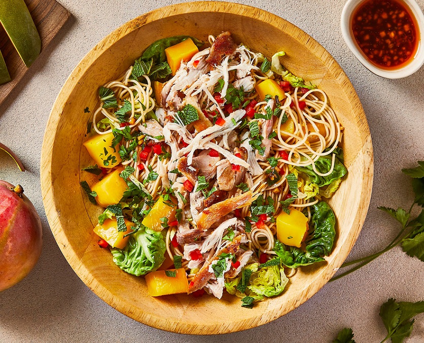 Vietnamese chicken mango salad