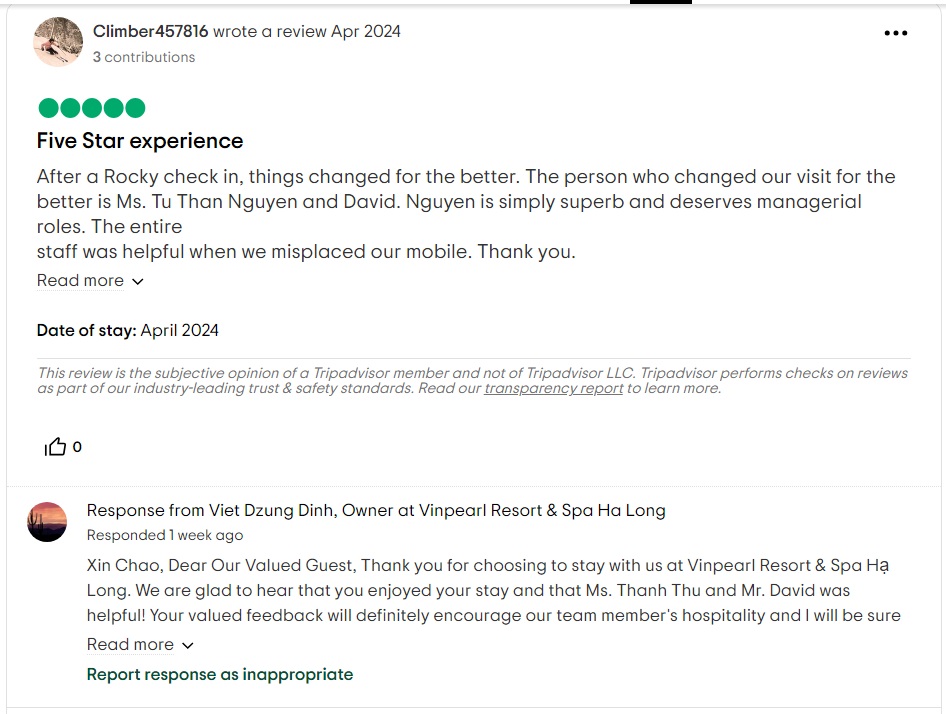 Vinpearl Resort & Spa Ha Long Vinpearl Resort & Spa Ha Long review