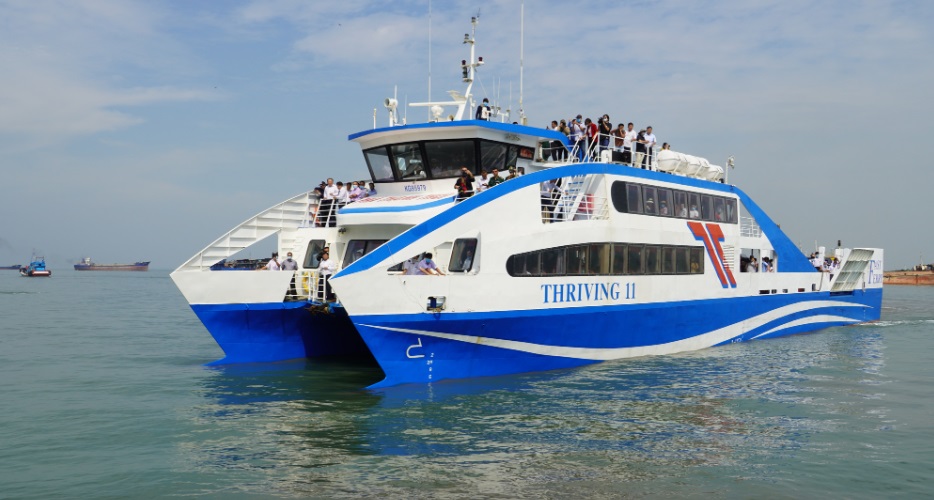 Can Gio Beach Visitors must travel by ferry to reach Can Gio Beach