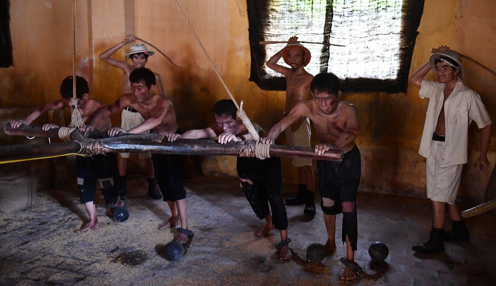 Con Dao Prison Wax statues in the prison