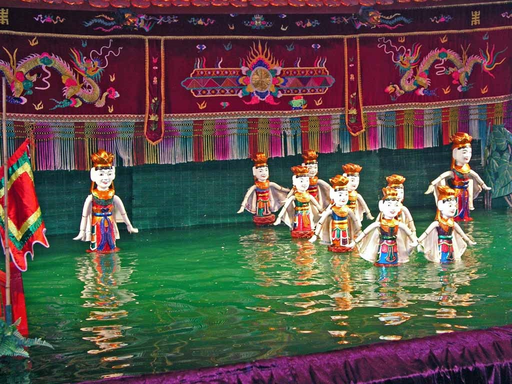 Indulge in mesmerizing water puppet shows and delve into the traditional cultural values of Hanoi 