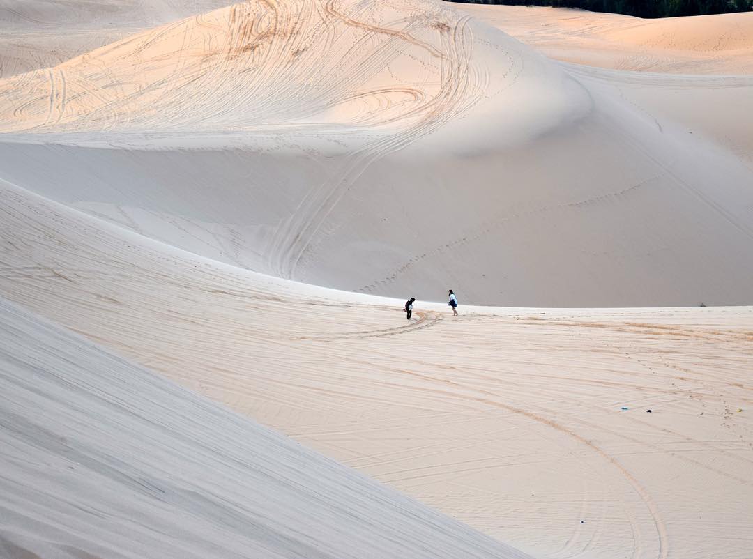 White Sand Dunes near Mui Ne