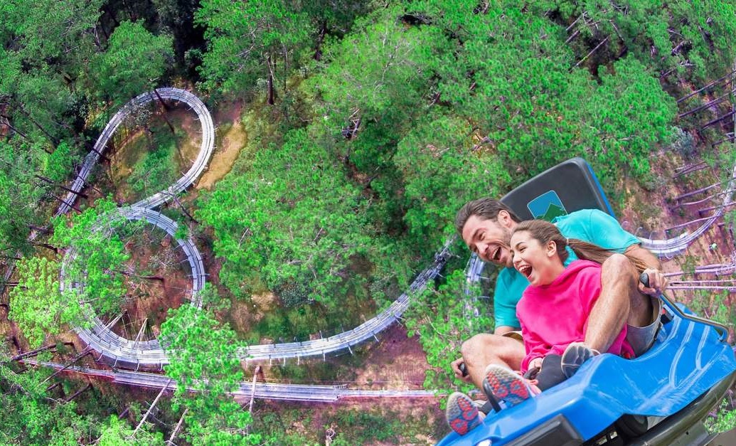 alpine coaster at Datanla Waterfalls