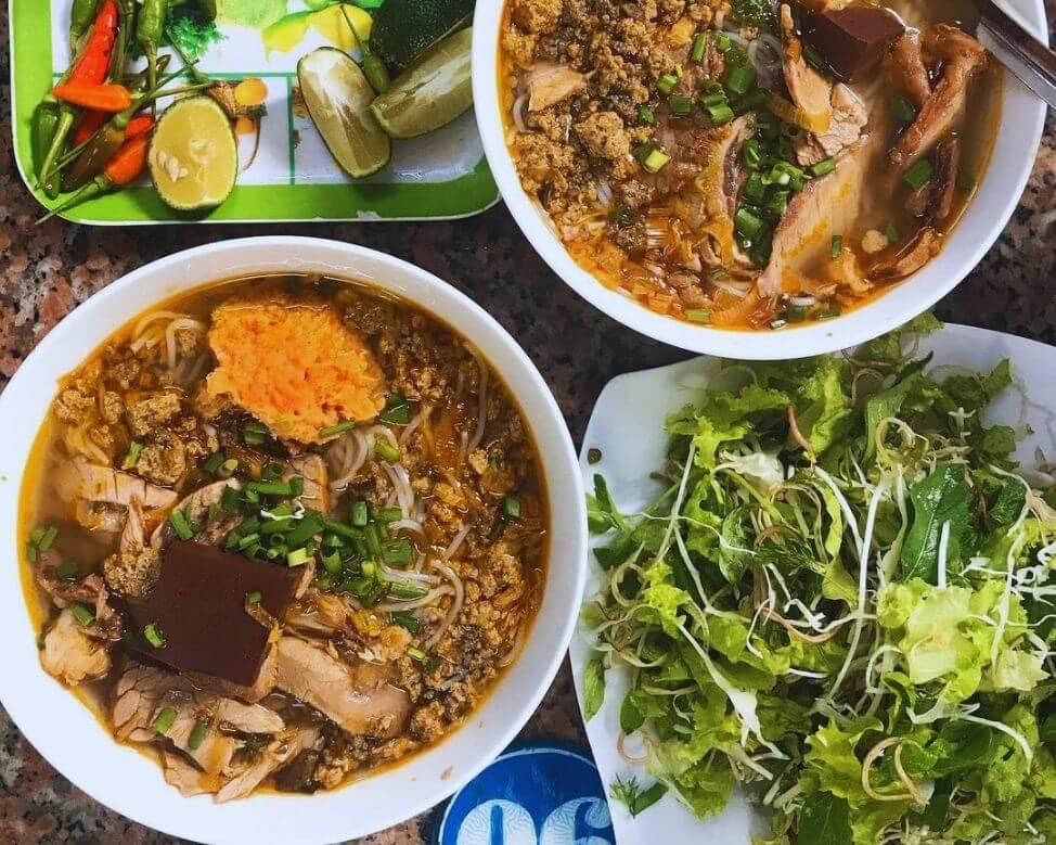 Bún tôm và bún rạm đặc sản ăn sáng Quy Nhơn bất cứ ai cũng thích mê