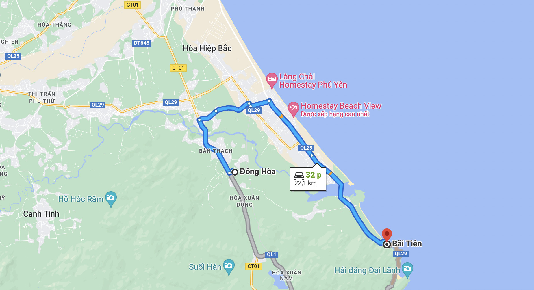 Bãi Tiên Phú Yên Cung đường di chuyển từ Đông Hoà đến Bãi Tiên