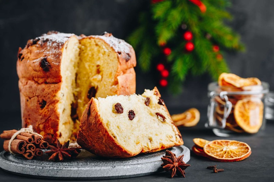 Bánh Giáng sinh Panettone có nguồn gốc từ Ý
