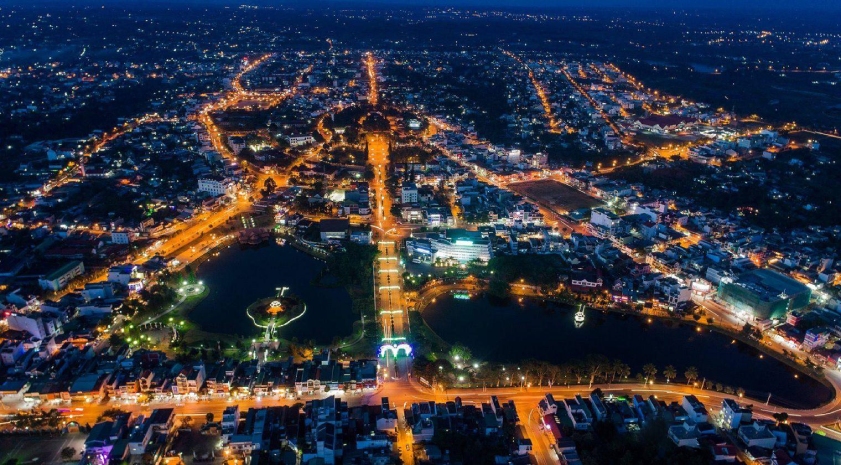 Bảo Lộc ở đâu Khung cảnh thành phố Bảo Lộc về đêm đẹp ngỡ ngàng