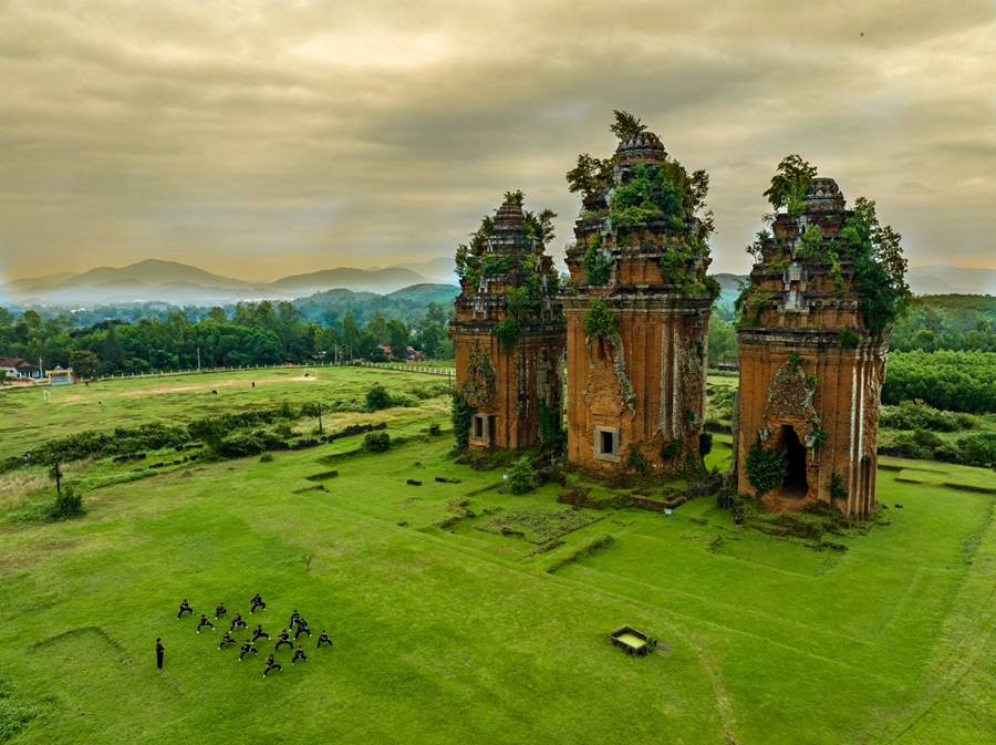 Binh Dinh Vietnam Admire the impressive architecture of Cham Towers