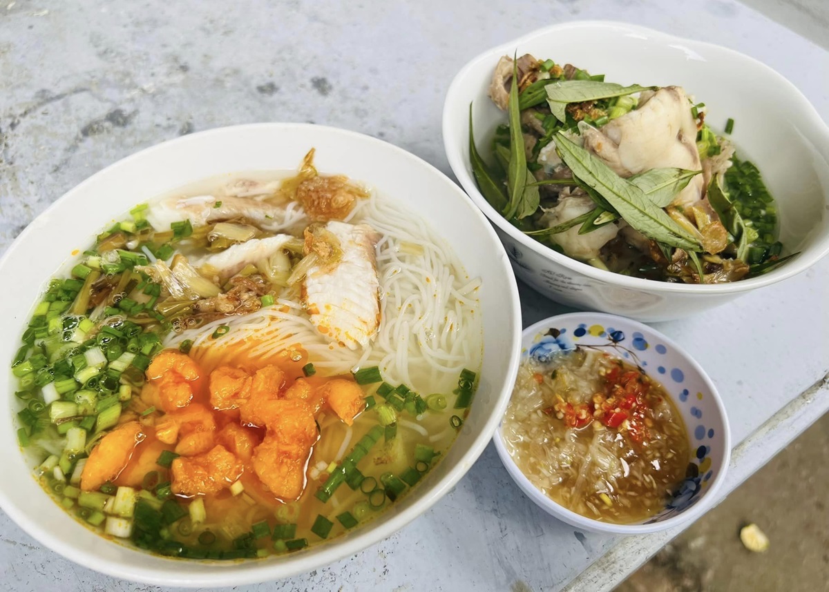 Bún cá Kiên Giang Đến quán Út Ơi thưởng thức tô bún cá Rạch Giá hấp dẫn