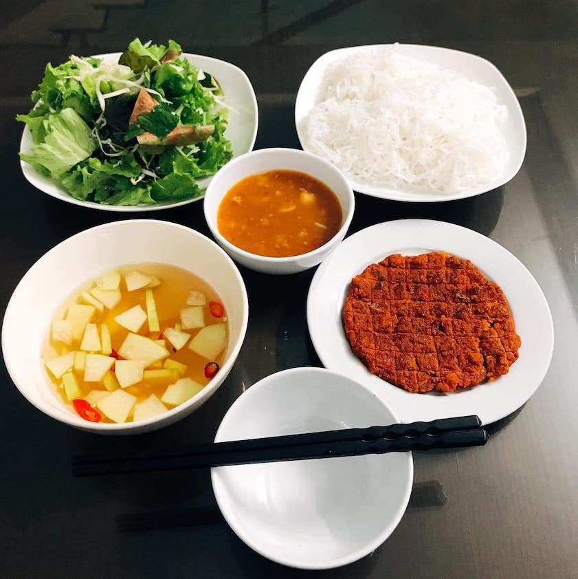 bún chả nướng Hà Tĩnh Bún chả nướng 19 Lê Ninh