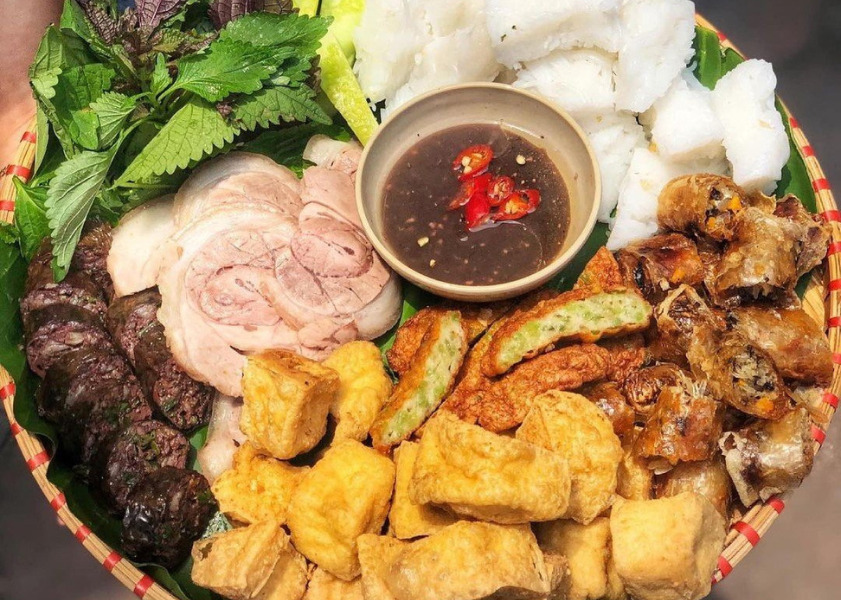 bún đậu mắm tôm Hải Phòng Mẹt bún đậu mắm tôm nhìn là muốn ăn ngay