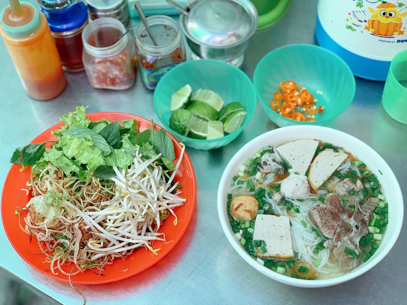 Quán Hà - bún mọc sườn