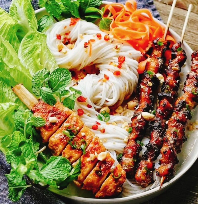 bún thịt nướng Hà Nội Bún chả thịt nướng Hà Nội ngon khó cưỡng