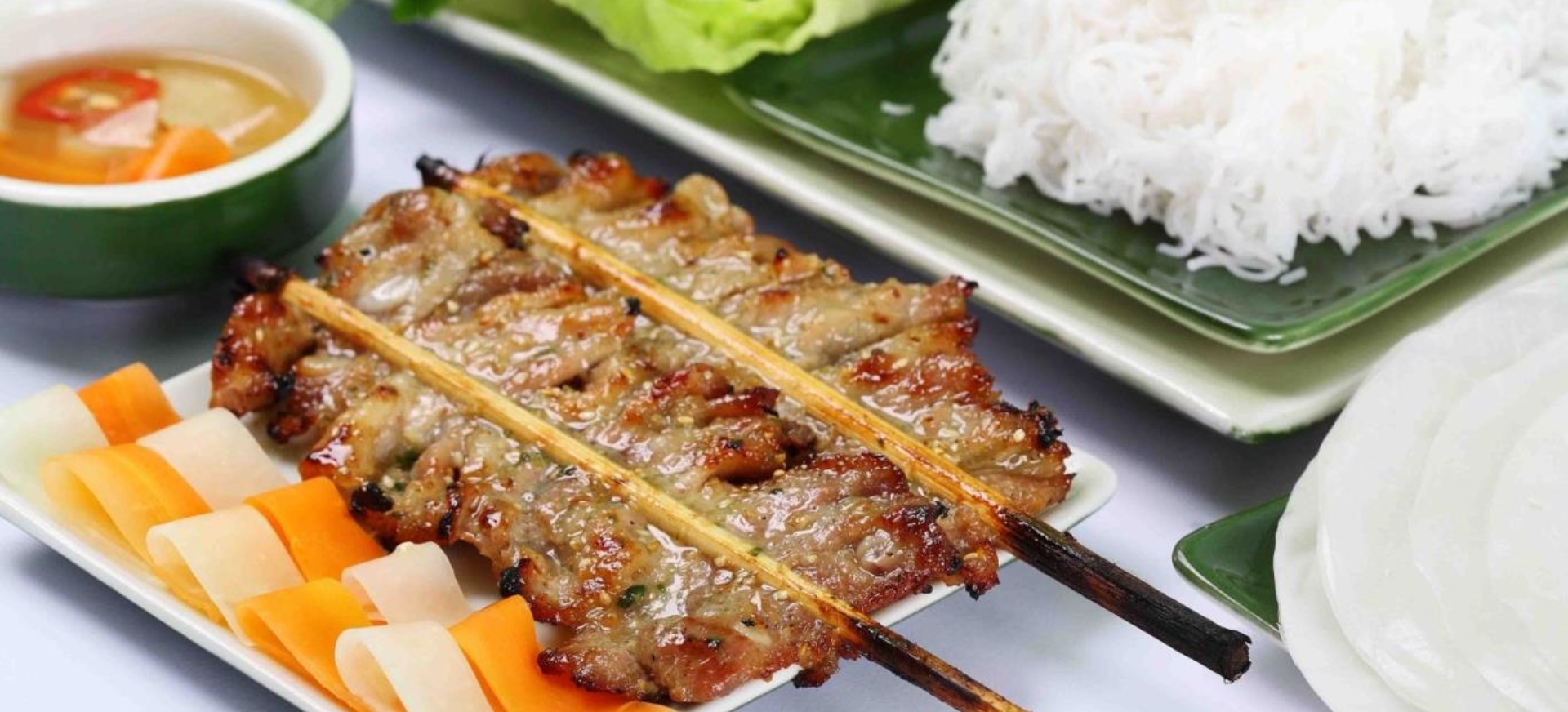 Bún thịt nướng Hà Nội