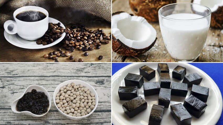 Bạn cần chuẩn bị đầy đủ một số nguyên liệu trước khi pha chế cà phê cốt dừa