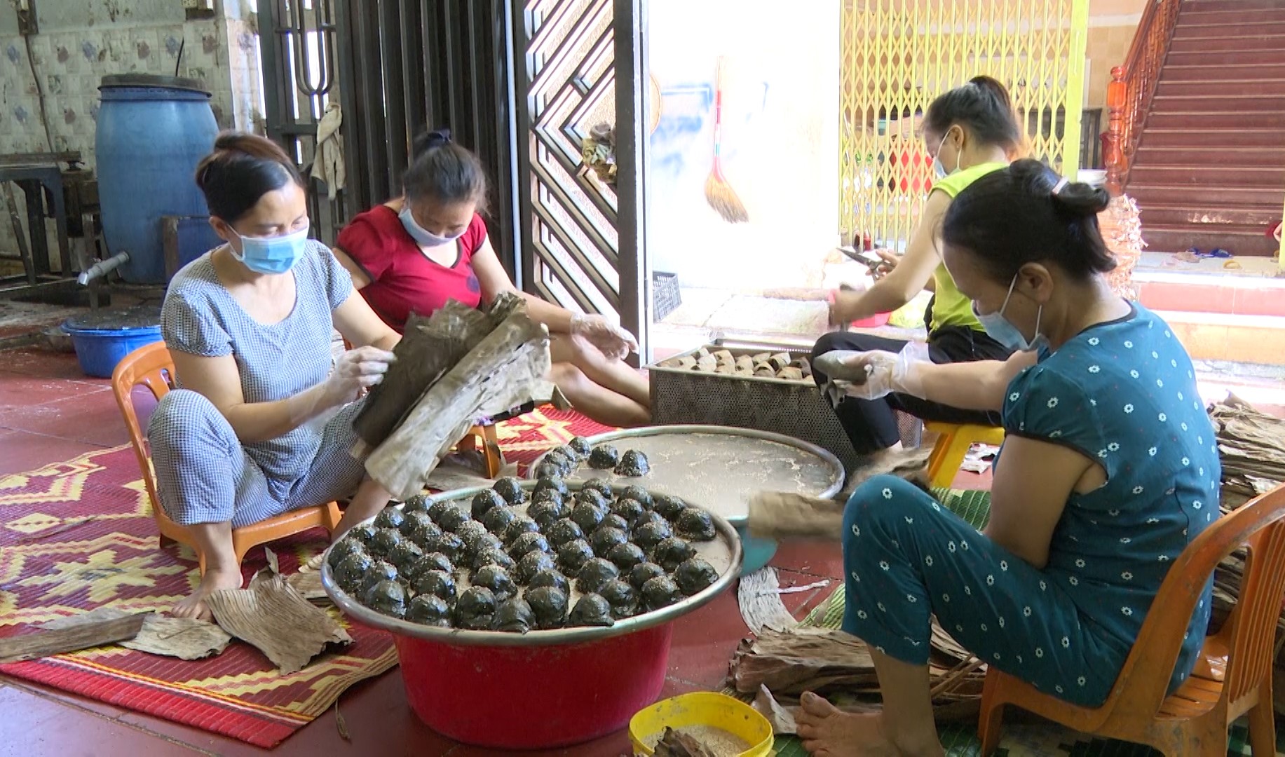 cách làm bánh gai Tứ Trụ