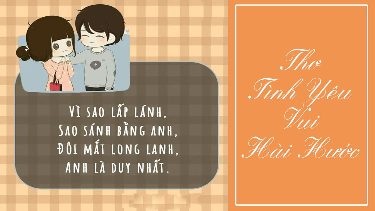 Cách tỏ tình bằng thơ hài hước, vui vẻ