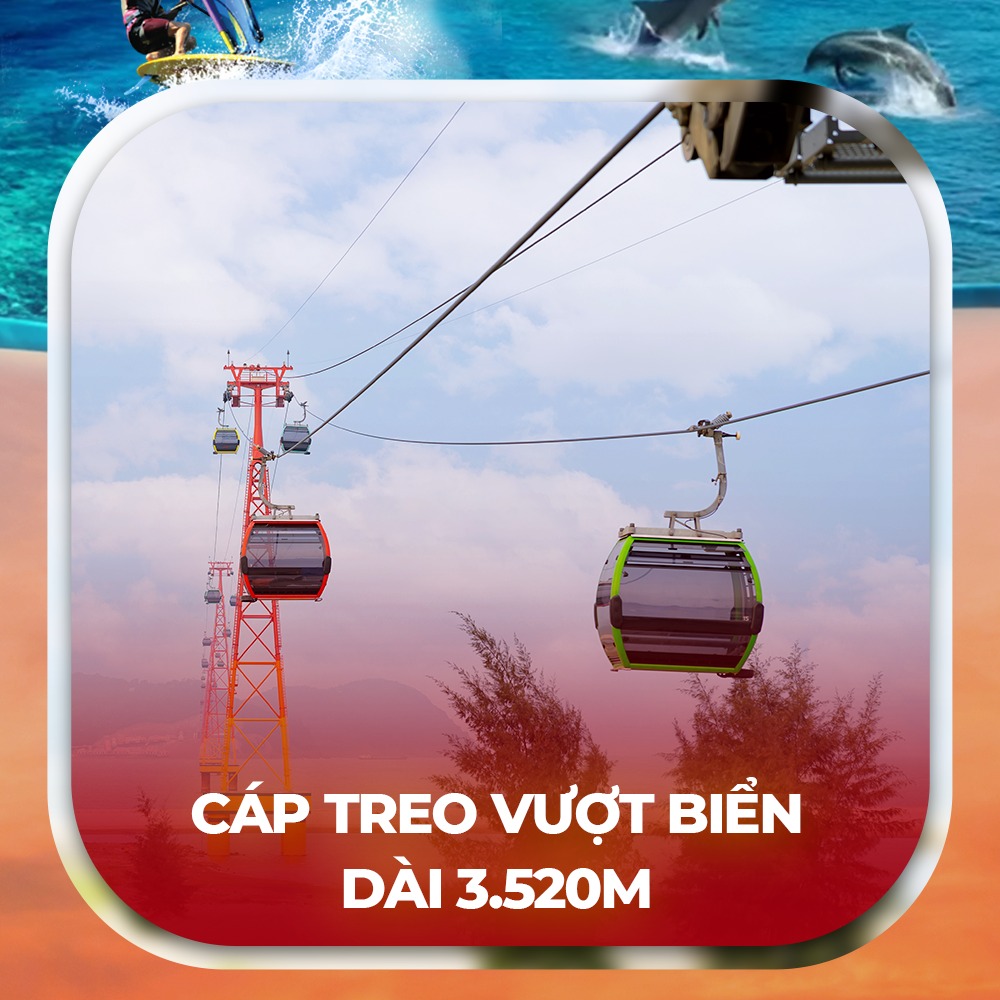 Biển Hoành Sơn Cáp treo vượt biển VinWonders Cửa Hội