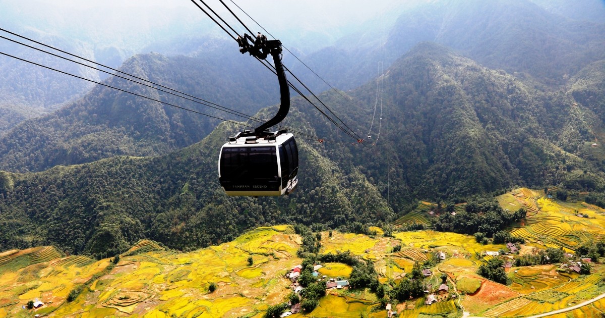 Thung lũng Mường Hoa Cáp treo tham quan thung lũng Mường Hoa