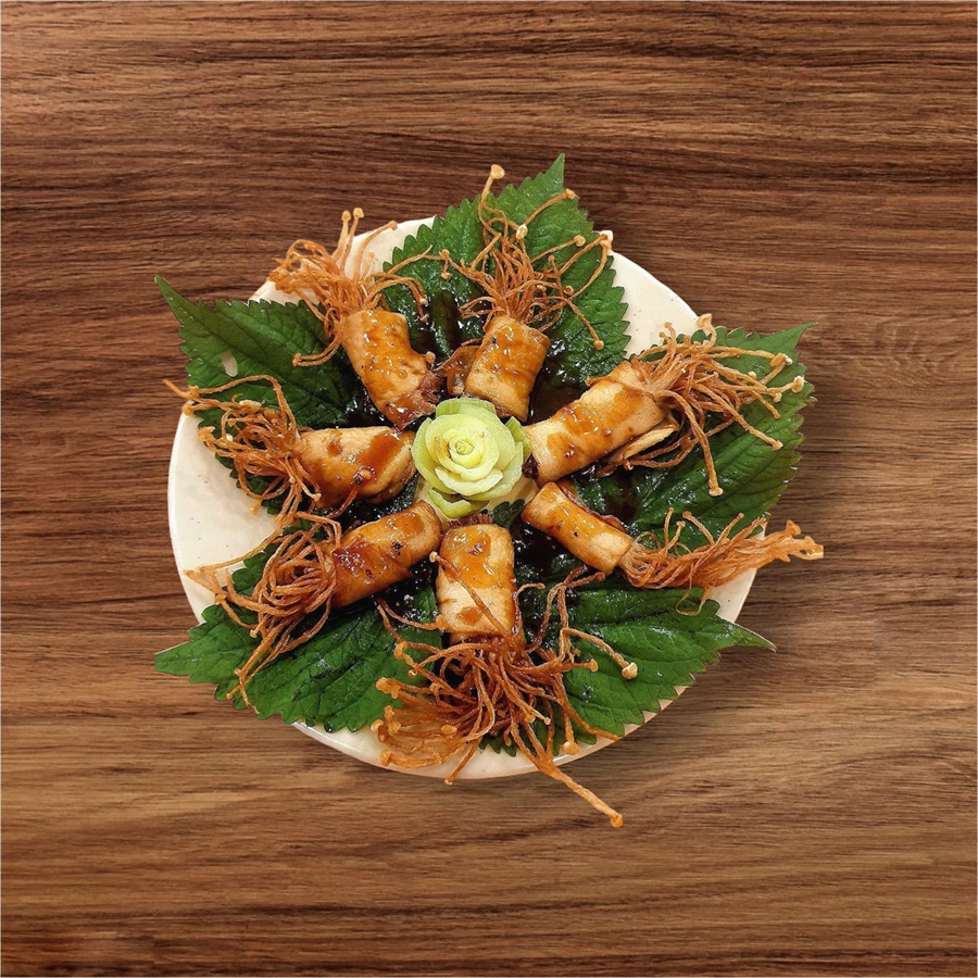 Chả mực sốt tiêu đen 