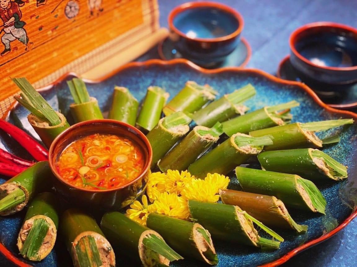 Đặc sản Thanh Hóa Chả thịt lam Thanh Hóa