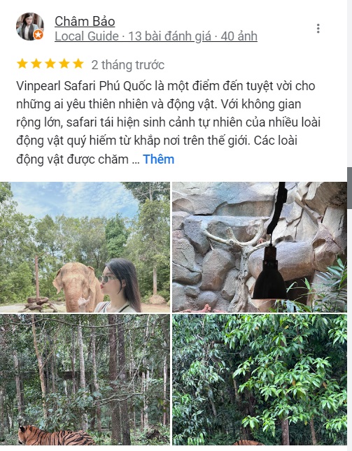 Reviews of Vinpearl Safari Phu Quoc