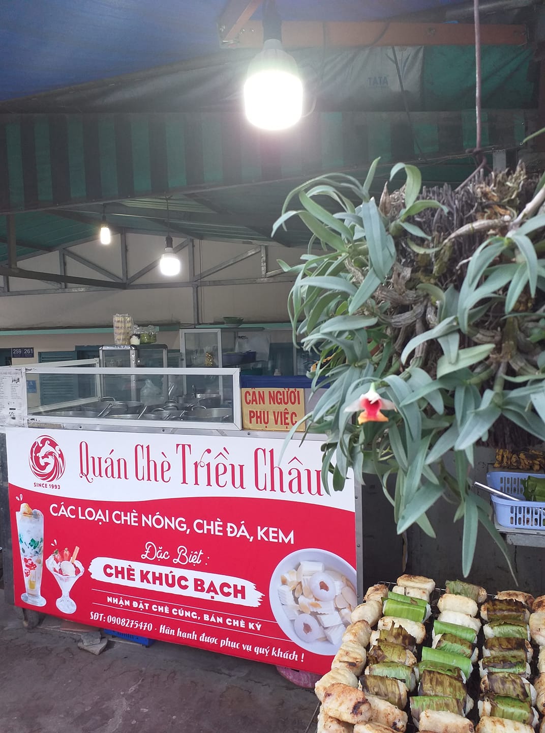 Quán chè Đà Lạt Triều Châu phục vụ đa dạng các loại chè