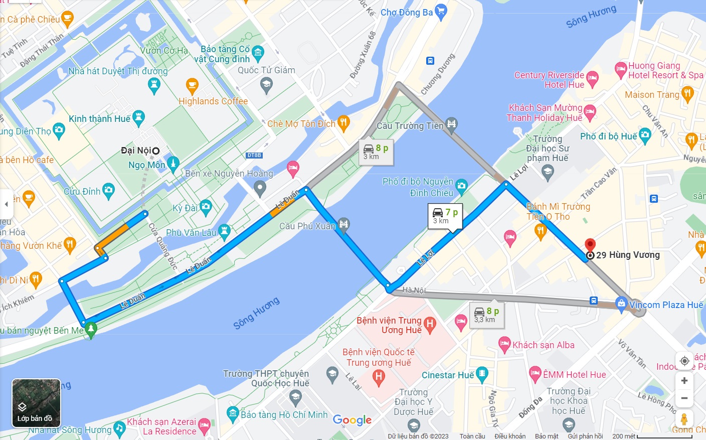 Chè Hẻm Huế Đường di chuyển từ Đại Nội Huế đến quán chè Hẻm