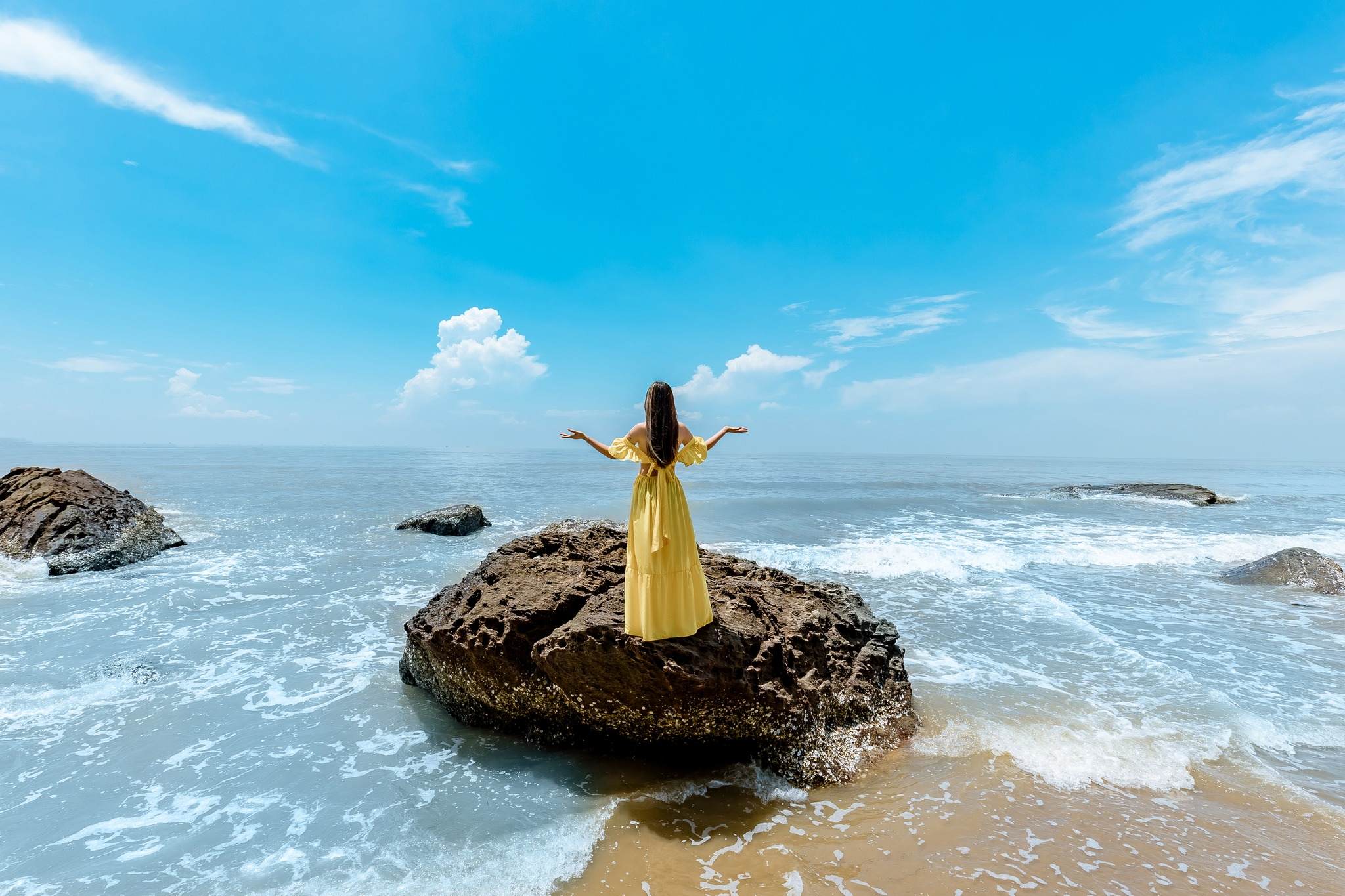 Check in biển Hải Tiến