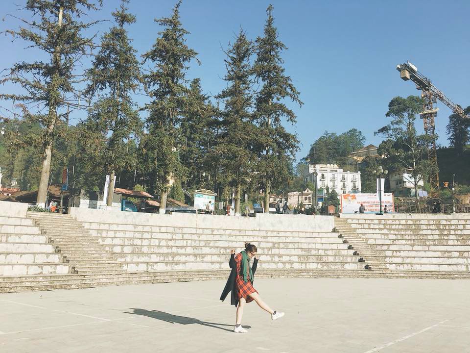 Check in quảng trường Sa Pa