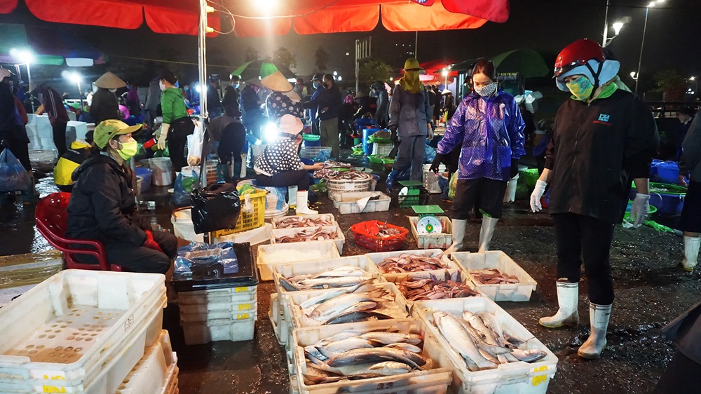 Giá các loại hải sản ở chợ cá Hạ Long khá rẻ