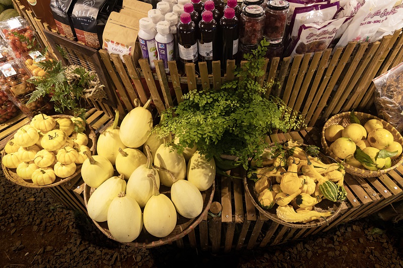 Chợ Măng Đen Các sản phẩm nông nghiệp địa phương