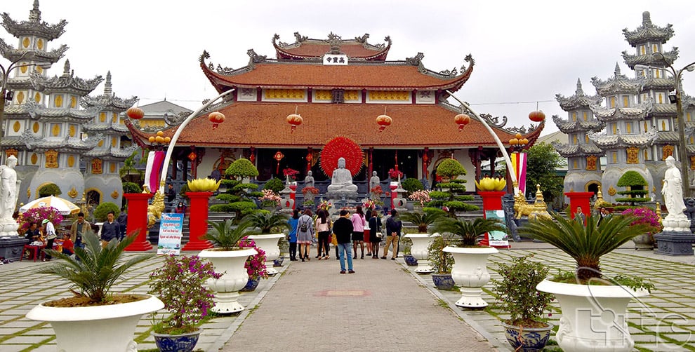 Các công trình ấn tượng tại chùa