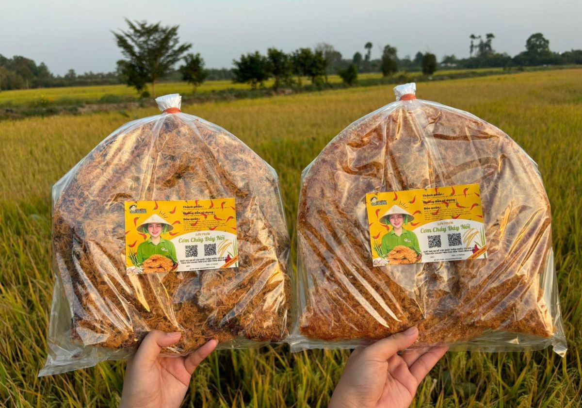 Cơm cháy Chú Chanh đóng túi