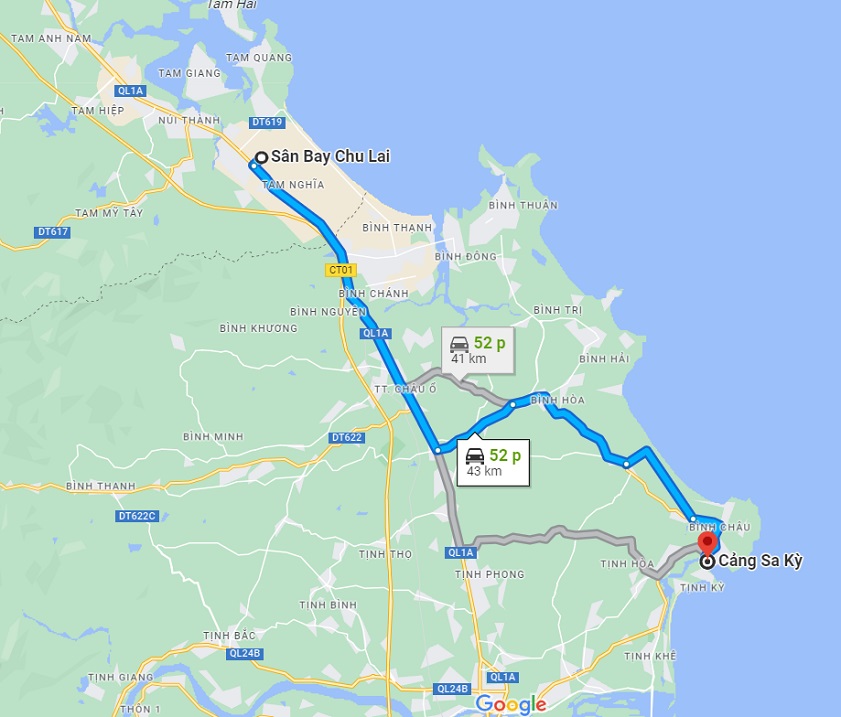 cổng Tò Vò Lý Sơn Cách di chuyển đến cổng Tò Vò từ sân bay Chu Lai