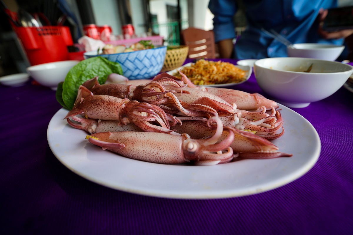 Đặc sản mực nhảy Hà Tĩnh