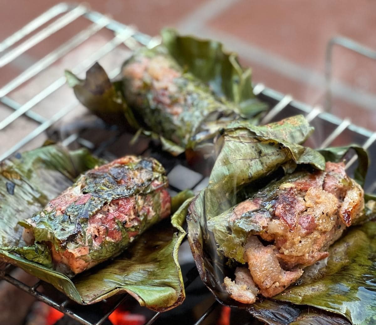 đặc sản nem nướng ở Thanh Hoá