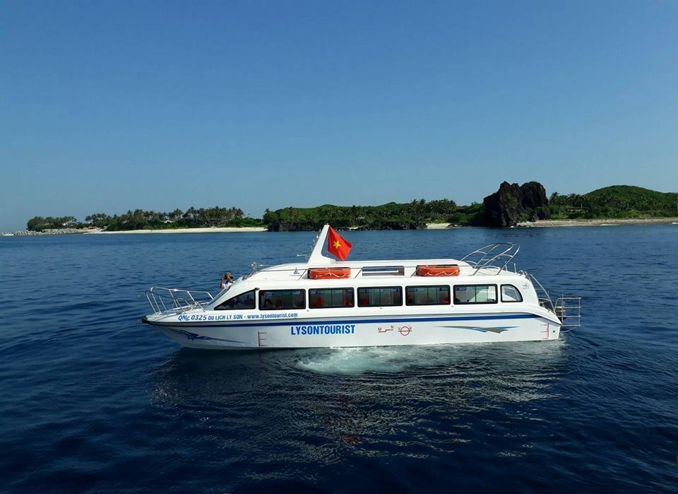 Đảo Bé Lý Sơn Cano đi đảo Bé Lý sơn chạy theo lịch trình mỗi ngày