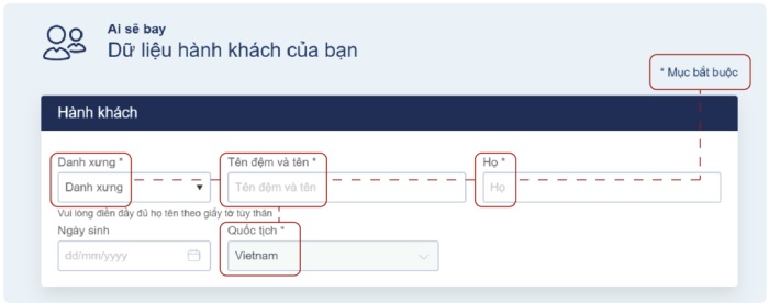 Kiểm tra thông tin đặt vé máy bay Bamboo Airways