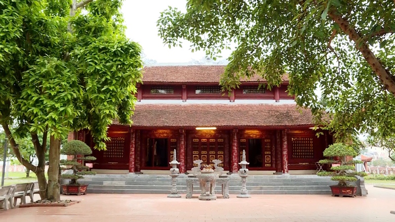 Kiến trúc ấn tượng của ngôi đền chính