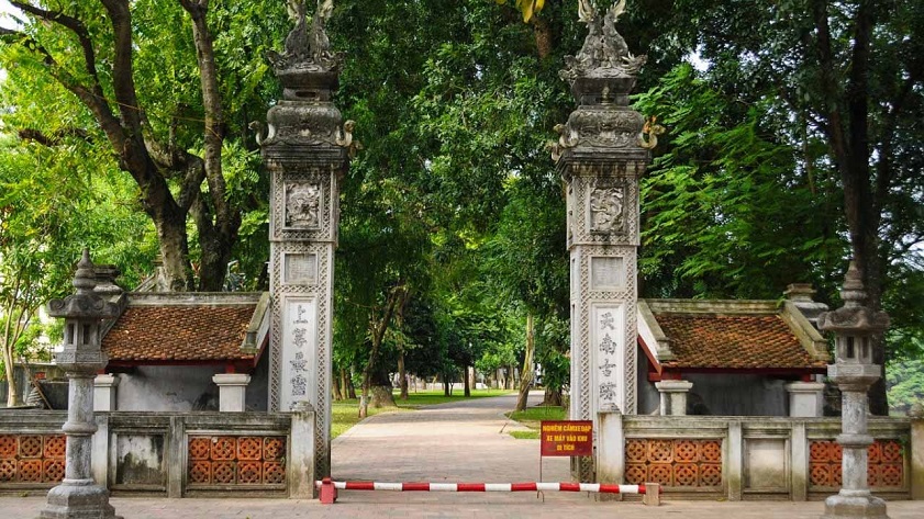 Đền được xây dựng vào thời vua Lý Thánh Tông