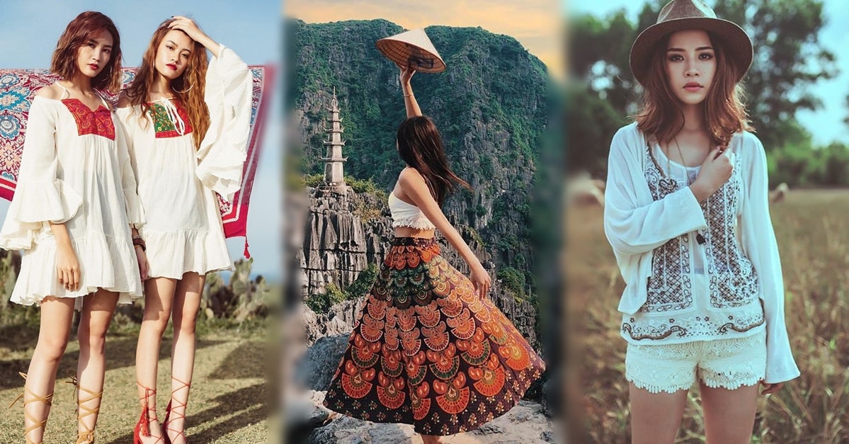 Ghi điểm tuyệt đối với người xung quanh bằng set đồ phong cách Bohemian ấn tượng