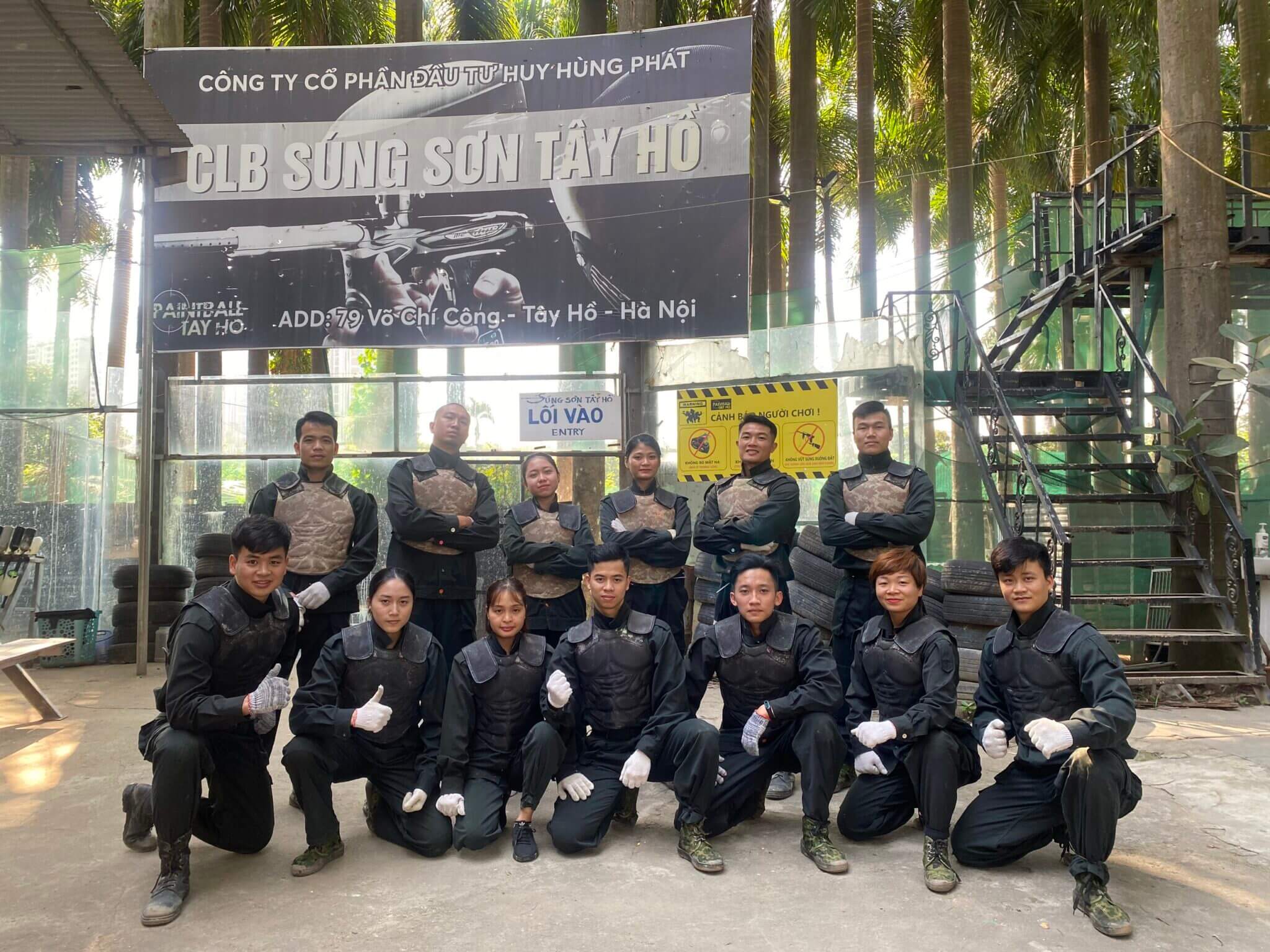 địa điểm bắn súng ở Hà Nội Thành viên câu lạc bộ bắn súng sơn Tây Hồ với trang bị cực chiến