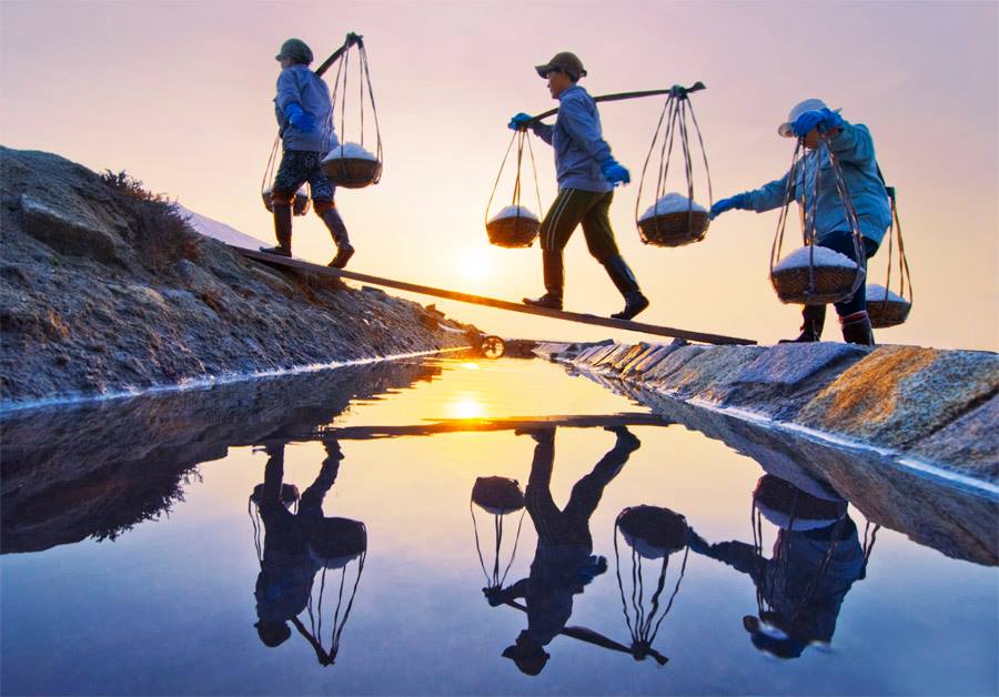 đồng muối Sa Huỳnh Ruộng muối Sa Huỳnh là một cảnh đẹp để chiêm ngưỡng